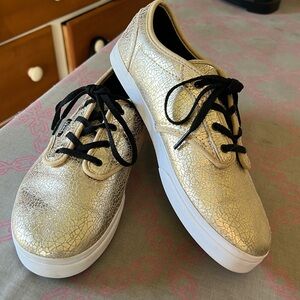 VANS Sneakers Girls Missy 5 Gold Crackle Laces